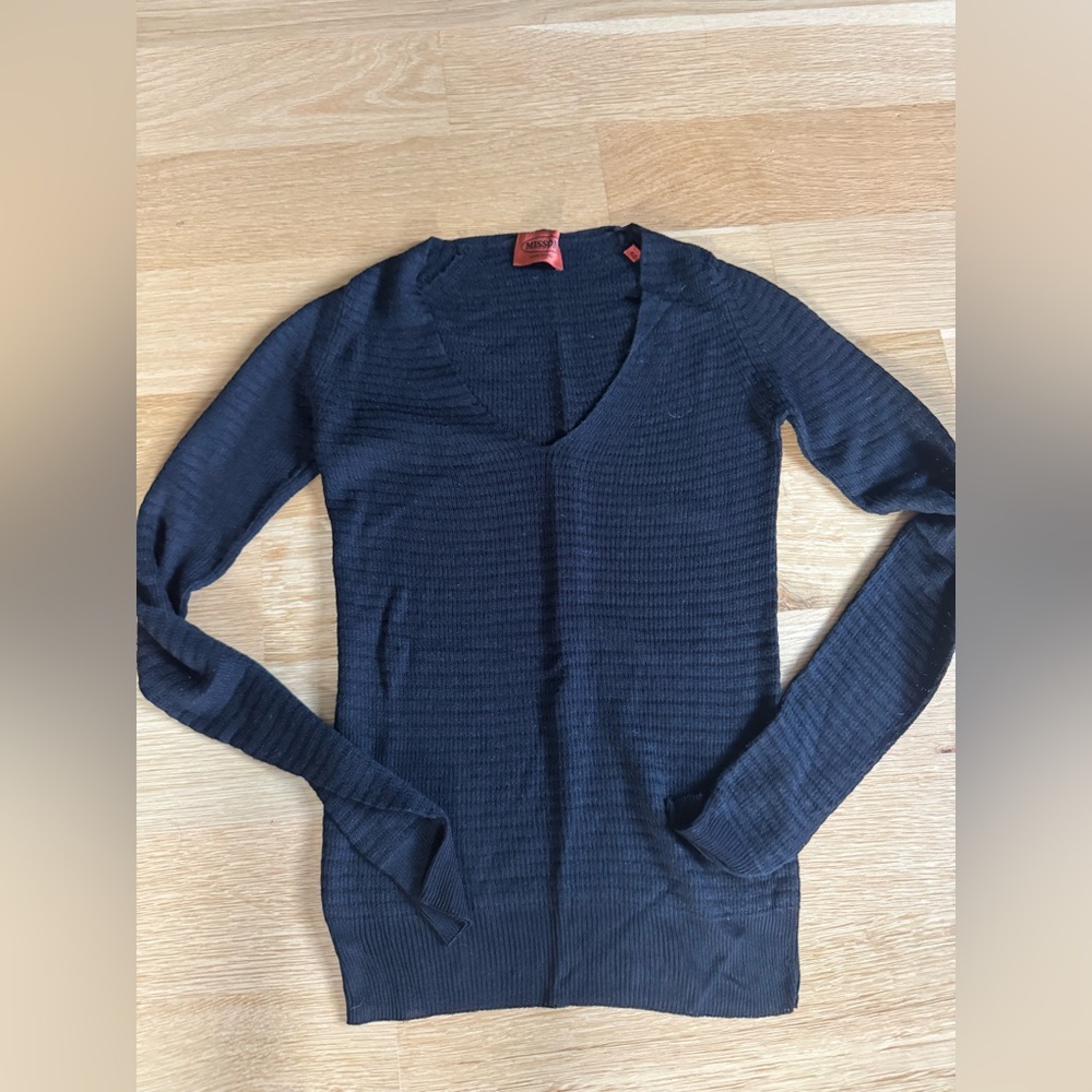 Missoni black size 42 light sweater top